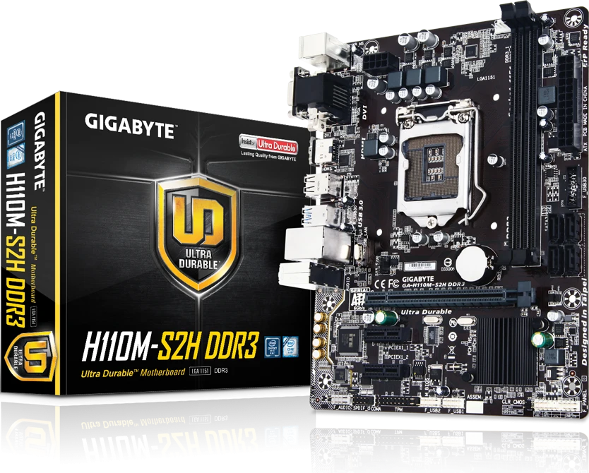 Gigabyte GA-H110M-S2H DDR3 (Rev. 1.0)